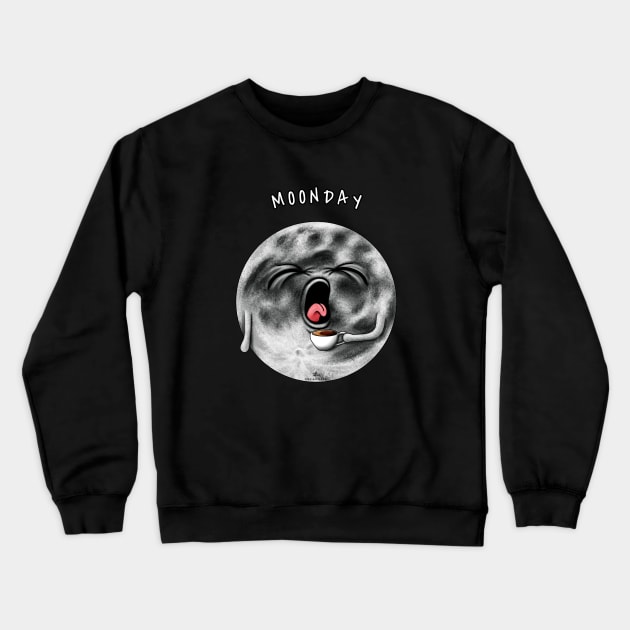 Arabella-Moonday Crewneck Sweatshirt by  @a.r.a.b.e.l.l.a_